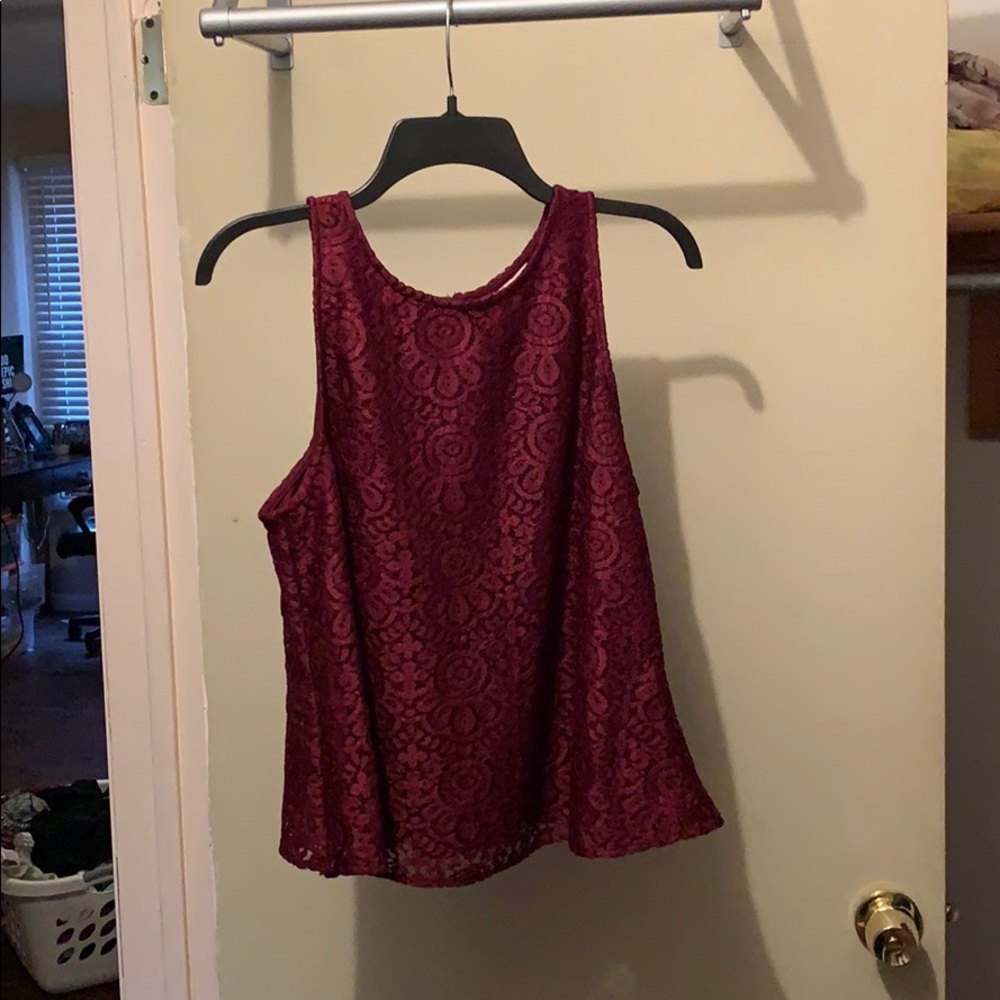 Lace tank